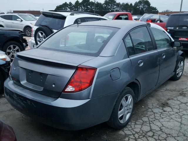 1G8AJ55F27Z109703 - 2007 SATURN ION LEVEL GRAY photo 4