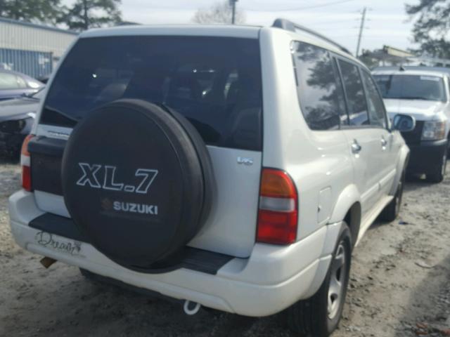 JS3TY92V924108519 - 2002 SUZUKI XL7 PLUS WHITE photo 4