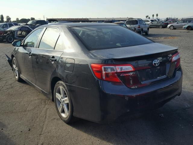 4T1BF1FKXEU336580 - 2014 TOYOTA CAMRY L BLACK photo 3