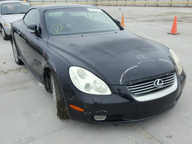 JTHFN48Y720006232 - 2002 LEXUS SC 430 BLACK photo 1