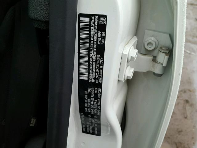 ZACCJAAT0FPB53852 - 2015 JEEP RENEGADE S 白色 照片 10