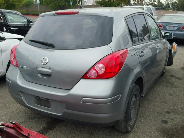 3N1BC1CP6BL442031 - 2011 NISSAN VERSA S GRAY photo 4