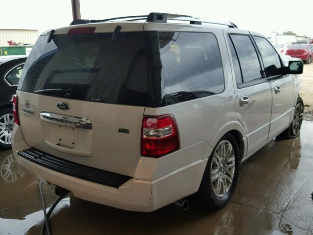 1FMJU2A55DEF11755 - 2013 FORD EXPEDITION WHITE photo 4