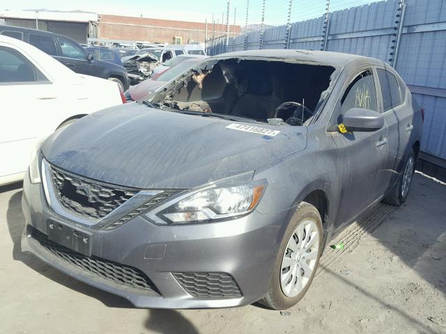 3N1AB7AP8GL655865 - 2016 NISSAN SENTRA S GRAY photo 2