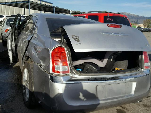 2C3CCARG9EH269566 - 2014 CHRYSLER 300 SILVER photo 3