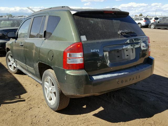 1J8FT47W18D742004 - 2008 JEEP COMPASS SP 绿色 照片 3