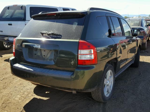 1J8FT47W18D742004 - 2008 JEEP COMPASS SP 绿色 照片 4