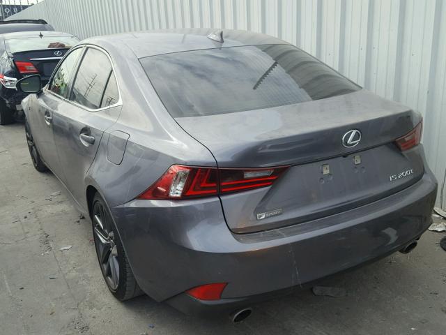 JTHBA1D21G5020356 - 2016 LEXUS IS 200T GRAY photo 3