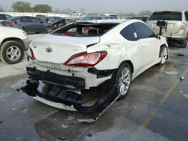 KMHHT6KD3DU093037 - 2013 HYUNDAI GENESIS CO WHITE photo 4