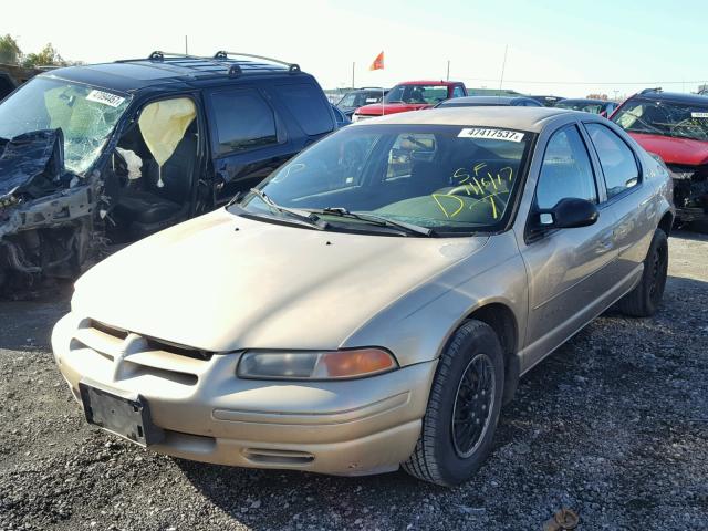 1B3EJ46X5YN151379 - 2000 DODGE STRATUS SE GOLD photo 2