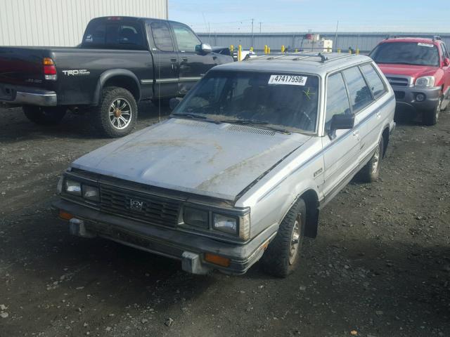 JF2AM53B9EE413694 - 1984 SUBARU GL 4WD SILVER photo 2