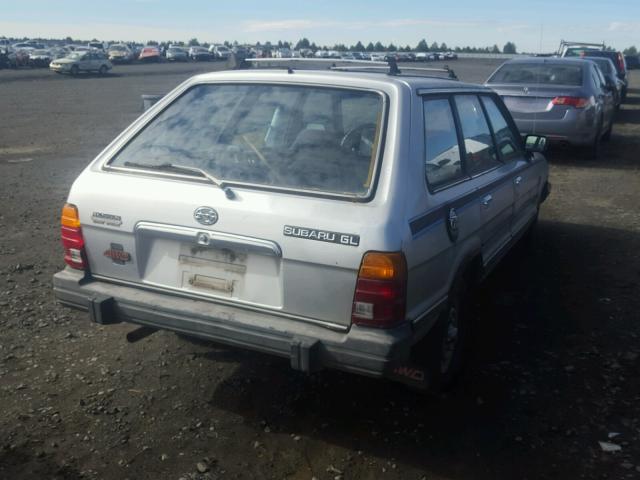 JF2AM53B9EE413694 - 1984 SUBARU GL 4WD SILVER photo 4