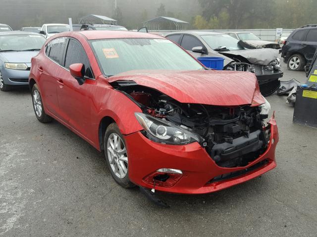 JM1BM1L76E1188097 - 2014 MAZDA 3 TOURING RED photo 1