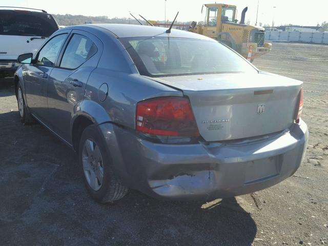 1B3LC46K68N656921 - 2008 DODGE AVENGER SE BLUE photo 3