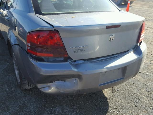 1B3LC46K68N656921 - 2008 DODGE AVENGER SE BLUE photo 9