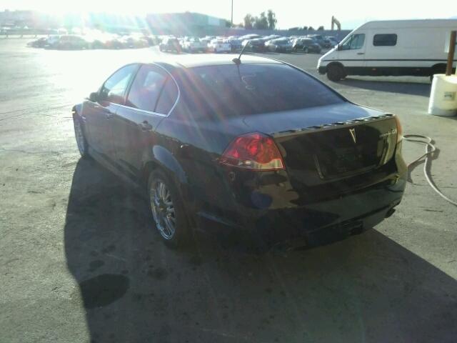 6G2ER57799L196020 - 2009 PONTIAC G8 BLACK photo 3