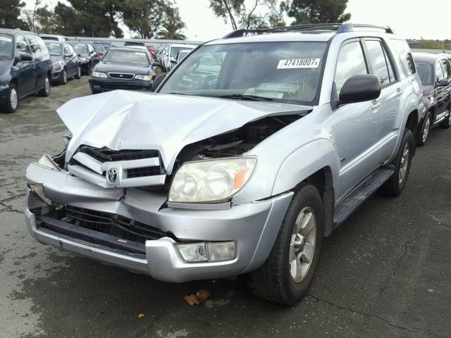 JTEZU14R640019924 - 2004 TOYOTA 4RUNNER SR SILVER photo 2