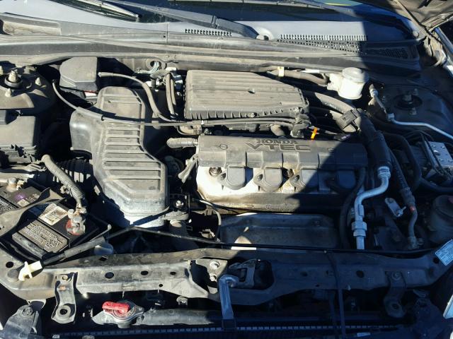 2HGES26803H510228 - 2003 HONDA CIVIC EX BLACK photo 7