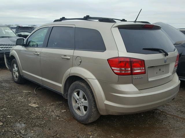 3D4GG47B79T557192 - 2009 DODGE JOURNEY SE TAN photo 3