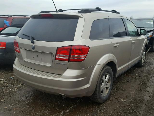 3D4GG47B79T557192 - 2009 DODGE JOURNEY SE TAN photo 4