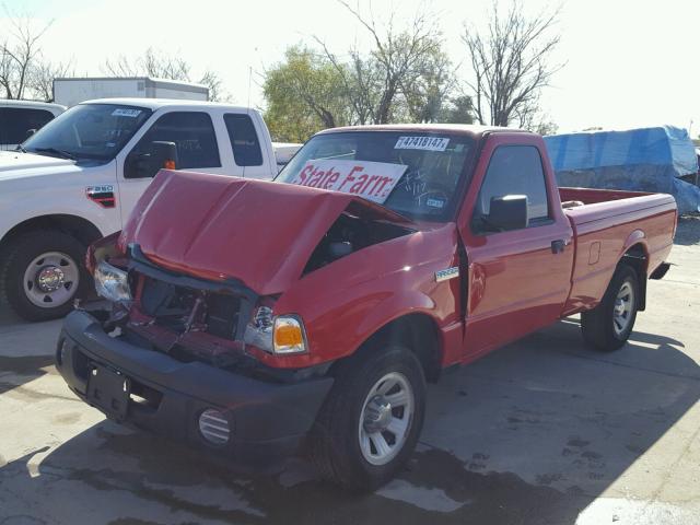 1FTYR10D08PA11035 - 2008 FORD RANGER RED photo 2