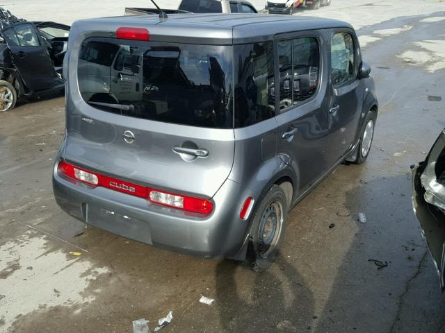 JN8AZ2KRXAT168475 - 2010 NISSAN CUBE BASE GRAY photo 4