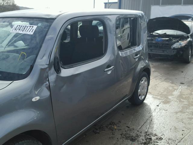 JN8AZ2KRXAT168475 - 2010 NISSAN CUBE BASE GRAY photo 9