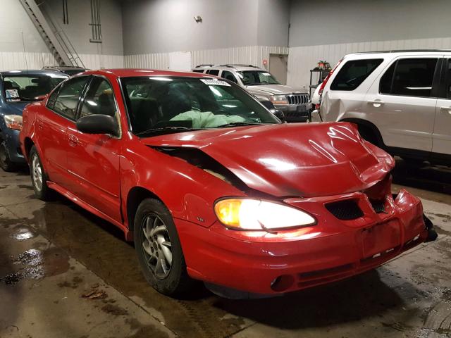1G2NF52E34M535529 - 2004 PONTIAC GRAND AM S RED photo 1