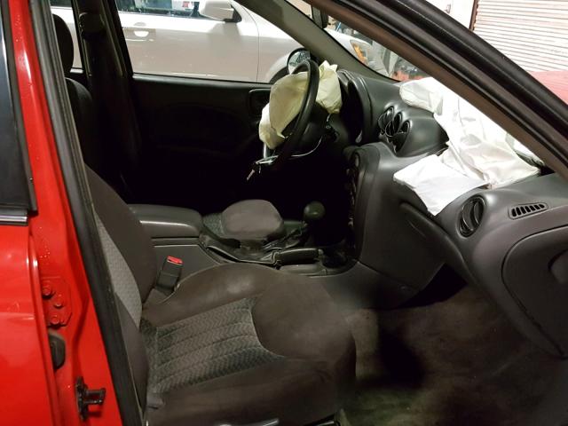 1G2NF52E34M535529 - 2004 PONTIAC GRAND AM S RED photo 5