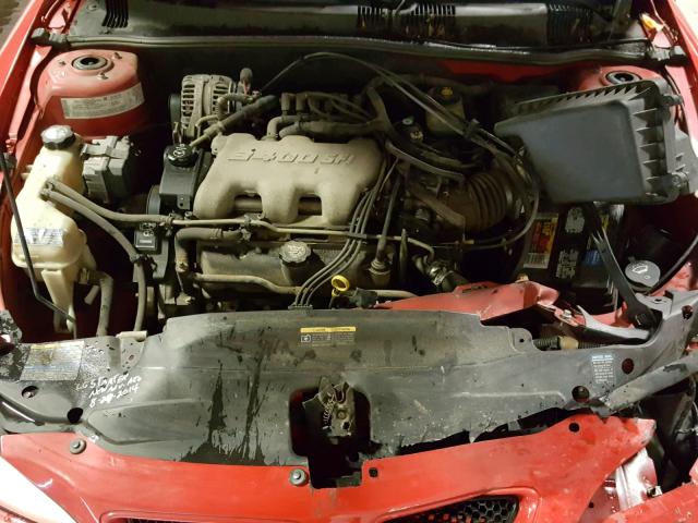 1G2NF52E34M535529 - 2004 PONTIAC GRAND AM S RED photo 7