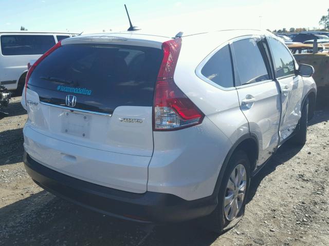 5J6RM4H75EL069979 - 2014 HONDA CR-V EXL WHITE photo 4