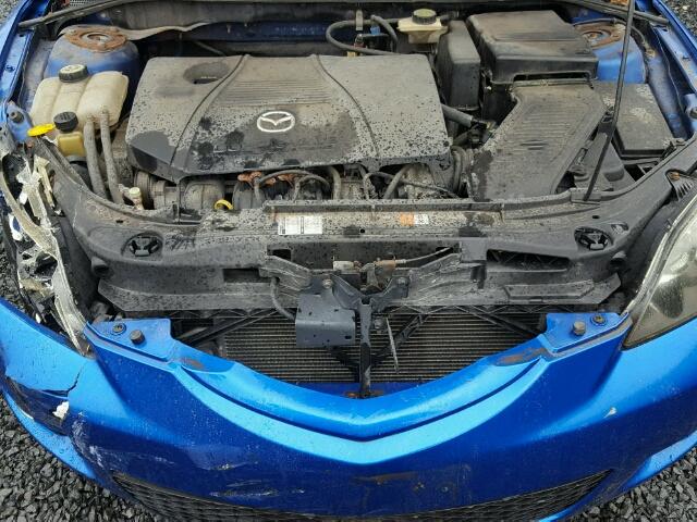 JM1BK143141131175 - 2004 MAZDA 3 HATCHBAC BLUE photo 7