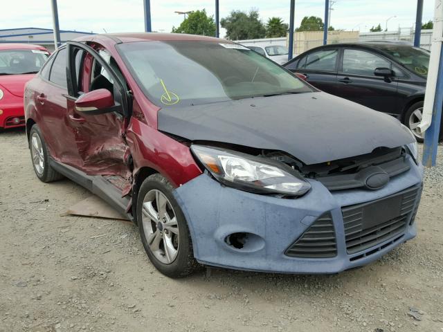 1FADP3F22DL325010 - 2013 FORD FOCUS SE RED photo 1