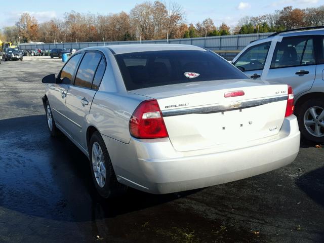 1G1ZT51896F178102 - 2006 CHEVROLET MALIBU LT SILVER photo 3