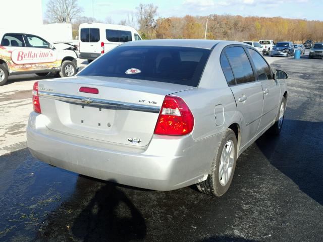 1G1ZT51896F178102 - 2006 CHEVROLET MALIBU LT SILVER photo 4