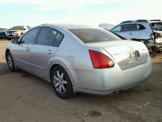 1N4BA41E44C924877 - 2004 NISSAN MAXIMA SE SILVER photo 3