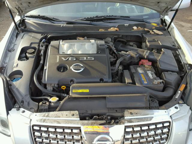 1N4BA41E44C924877 - 2004 NISSAN MAXIMA SE SILVER photo 7