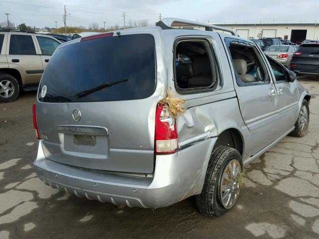 5GADV33L95D204291 - 2005 BUICK TERRAZA CX SILVER photo 4