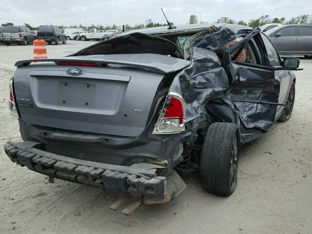 3FAHP07Z77R260446 - 2007 FORD FUSION SE SILVER photo 4