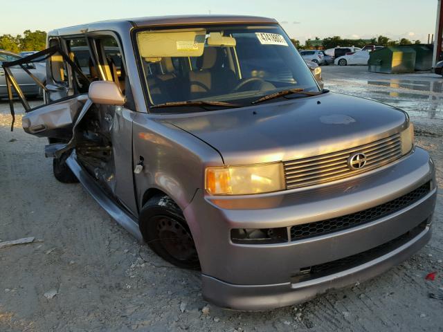 JTLKT324750199870 - 2005 TOYOTA SCION XB GRAY photo 1