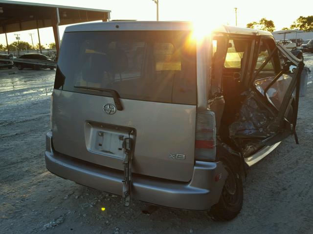 JTLKT324750199870 - 2005 TOYOTA SCION XB Gris foto 4