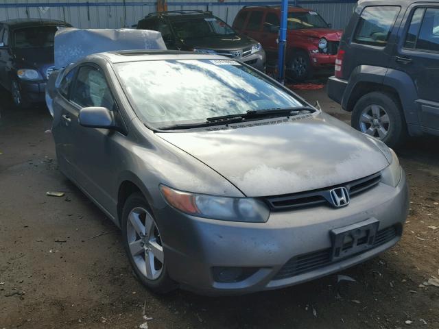 2HGFG11867H574402 - 2007 HONDA CIVIC EX GRAY photo 1