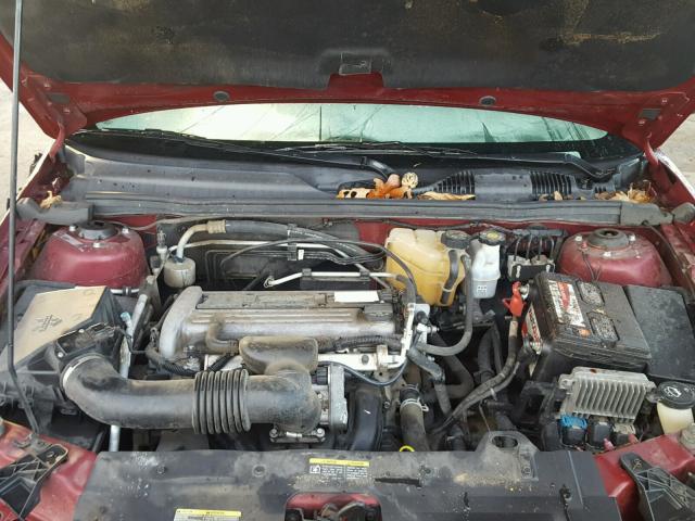 1G1ZS51F46F188781 - 2006 CHEVROLET MALIBU LS BURGUNDY photo 7