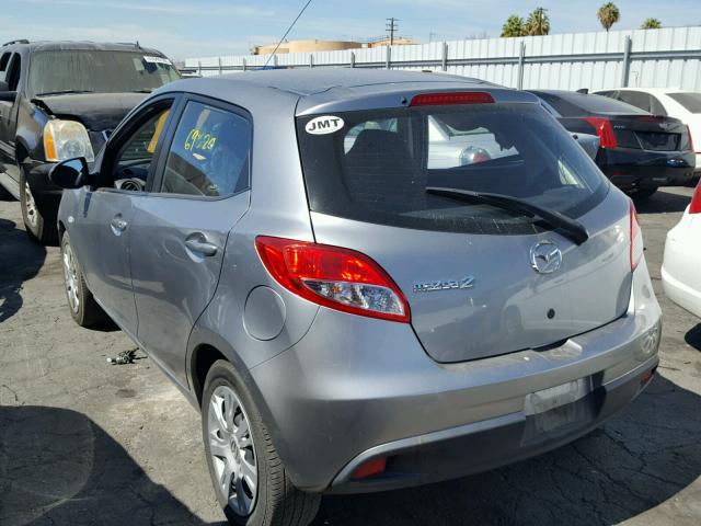 JM1DE1KZ1E0171674 - 2014 MAZDA MAZDA2 SPO 银色 照片 3