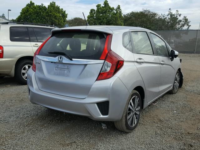 JHMGK5H71GS014199 - 2016 HONDA FIT EX SILVER photo 4