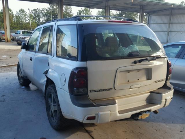 1GNDT13S342348436 - 2004 CHEVROLET TRAILBLAZE WHITE photo 3