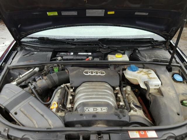 WAULT68E54A284889 - 2004 AUDI A4 3.0 QUA BLUE photo 7