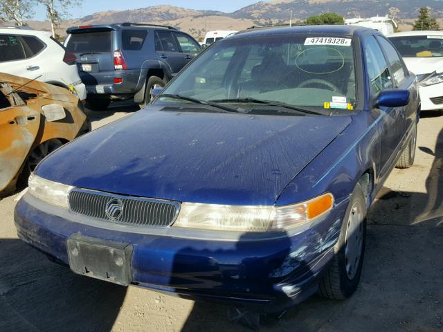 1MELM6536SK604018 - 1995 MERCURY MYSTIQUE G BLUE photo 2