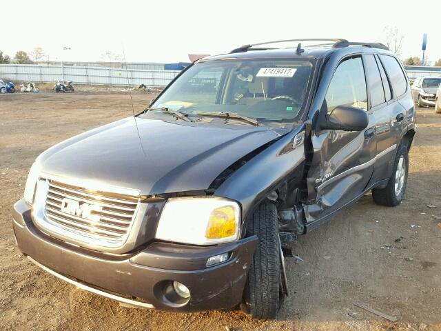 1GKDT13S862250177 - 2006 GMC ENVOY GRAY photo 2