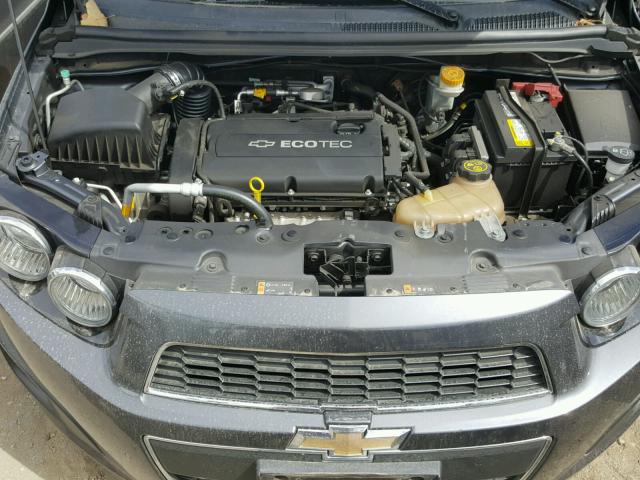 1G1JA6SH2C4181440 - 2012 CHEVROLET SONIC LS GRAY photo 7